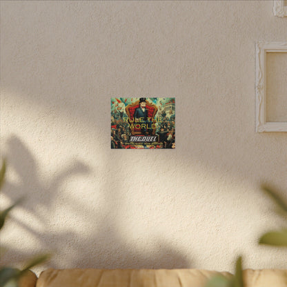 Rule the World Matte Canvas Art by The Duel
