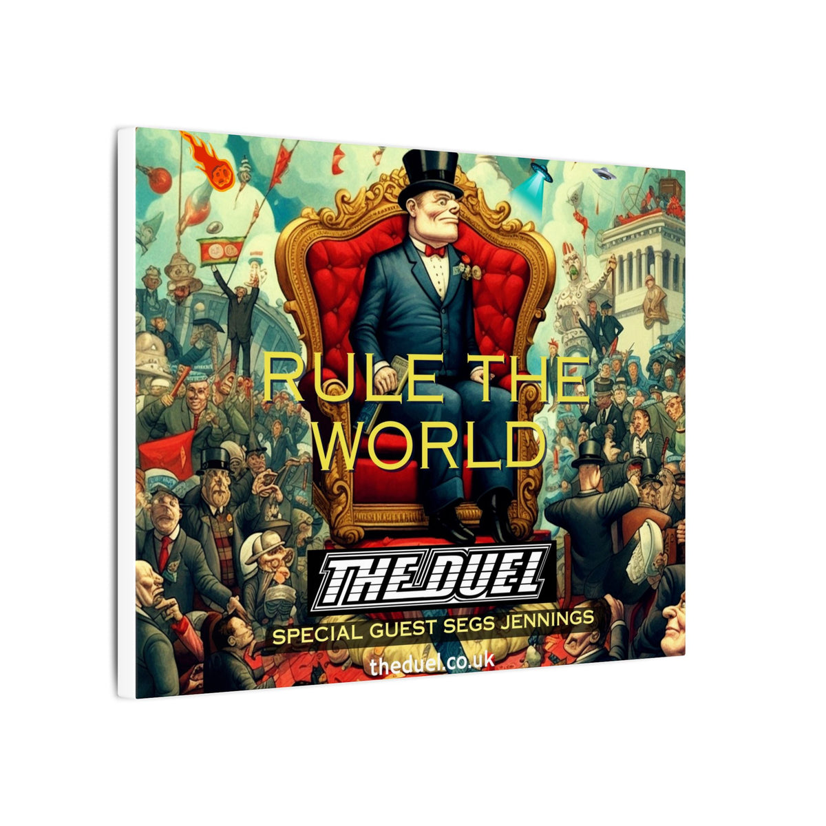 Rule the World Matte Canvas Art by The Duel