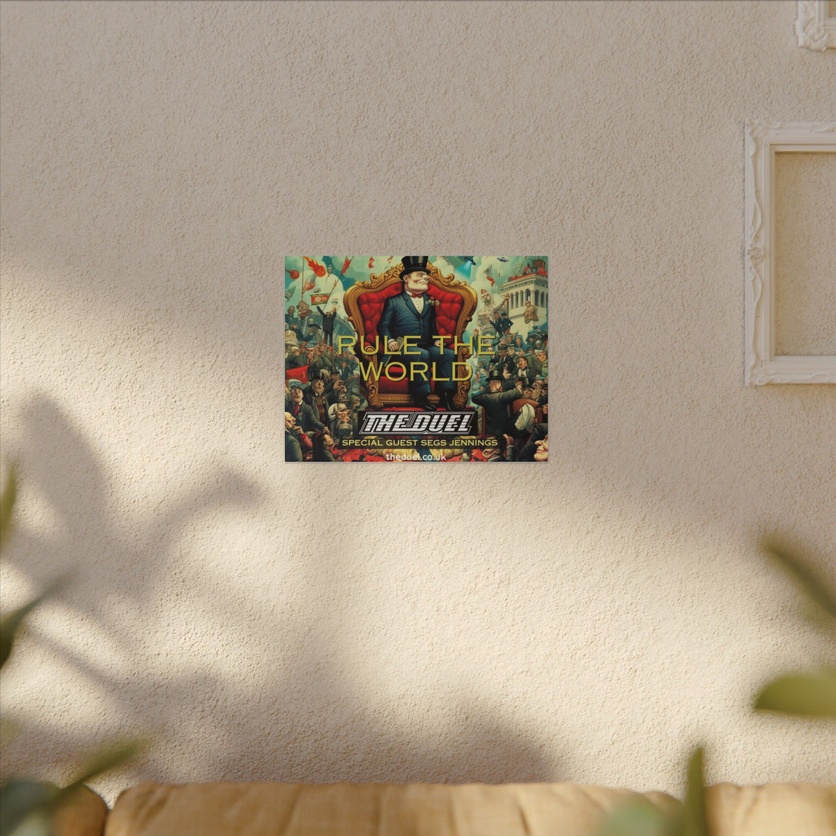 Rule the World Matte Canvas Art by The Duel