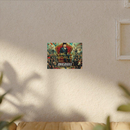 Rule the World Matte Canvas Art by The Duel