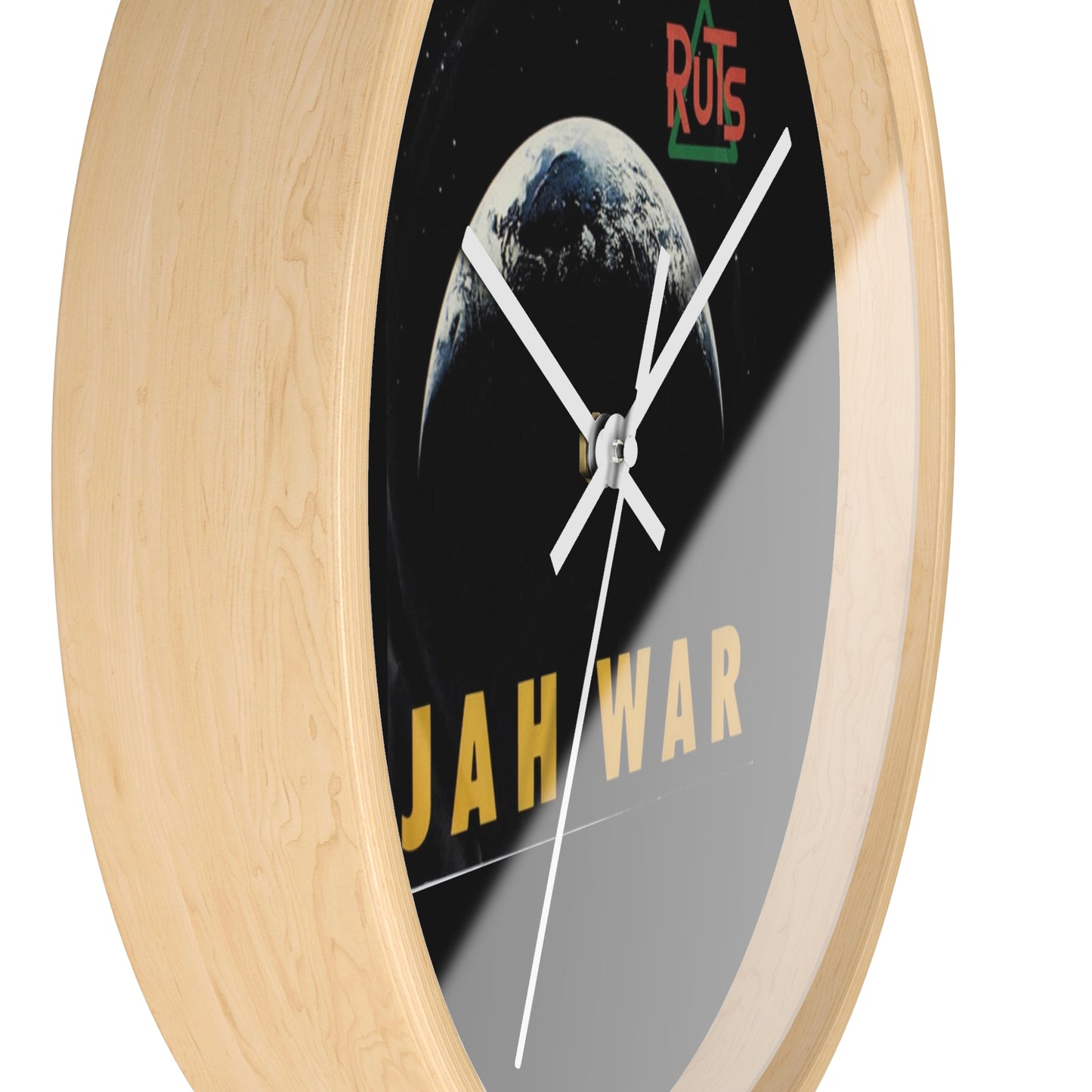 Ruts - Jah War Wall Clock – Retro Earth Graphic Clock