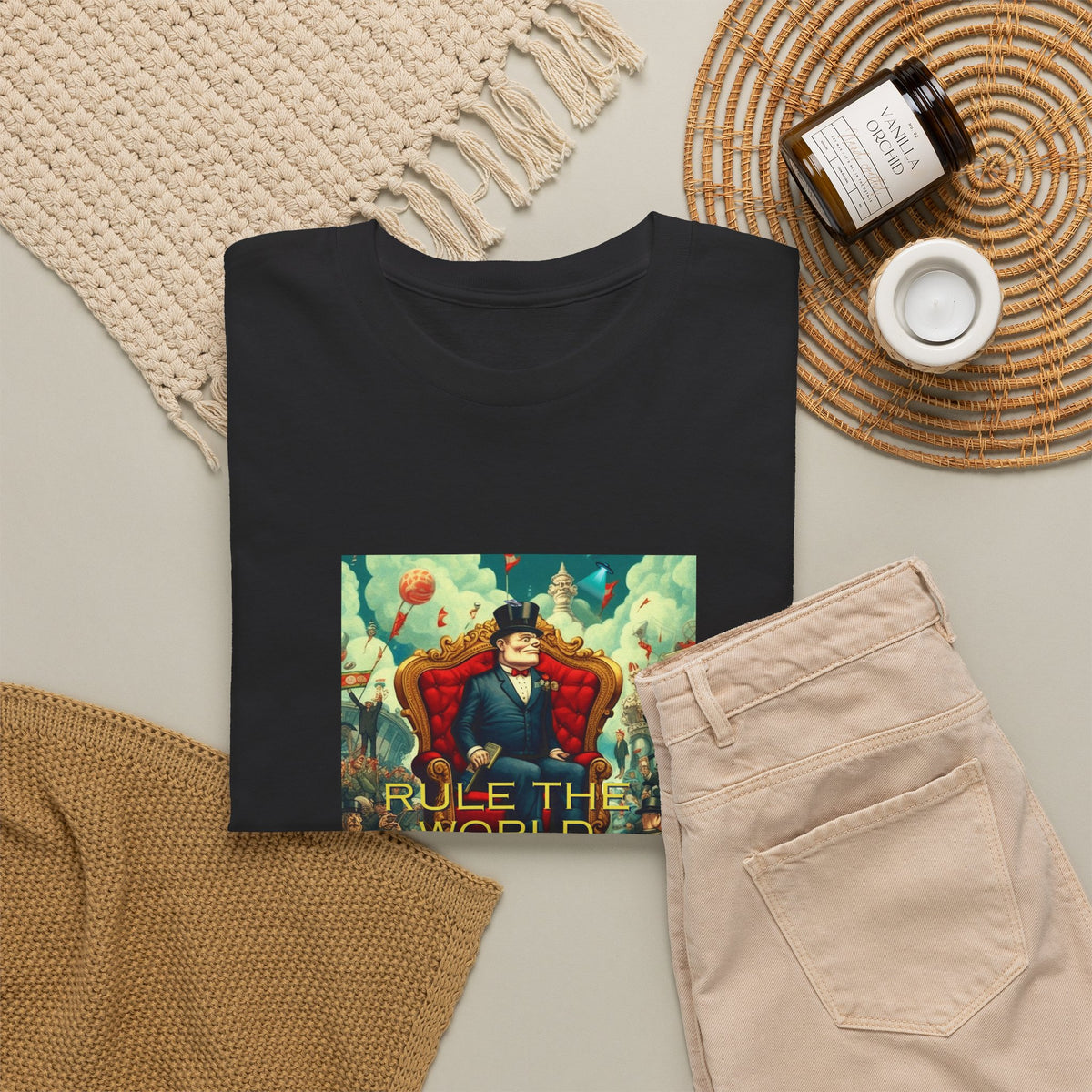 Rule the World Punk T-Shirt by The Duel