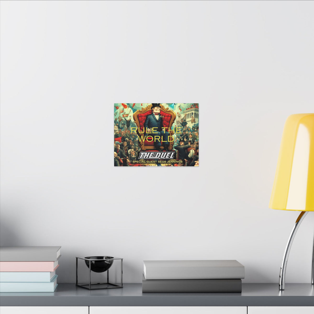 Rule the World Matte Canvas Art by The Duel