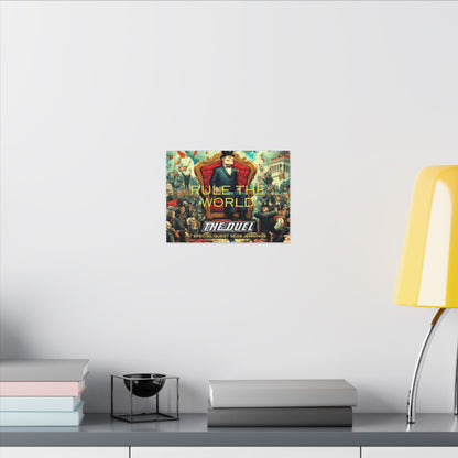 Rule the World Matte Canvas Art by The Duel