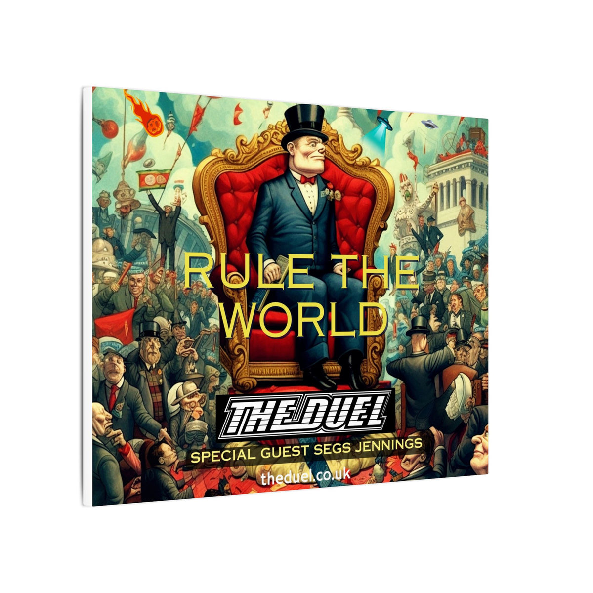 Rule the World Matte Canvas Art by The Duel