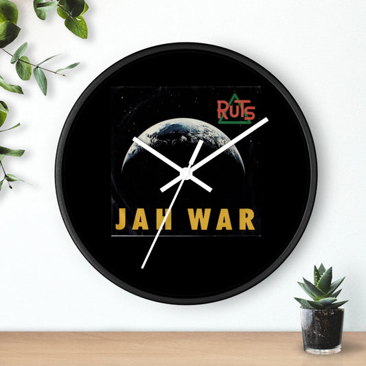 Ruts - Jah War Wall Clock – Retro Earth Graphic Clock