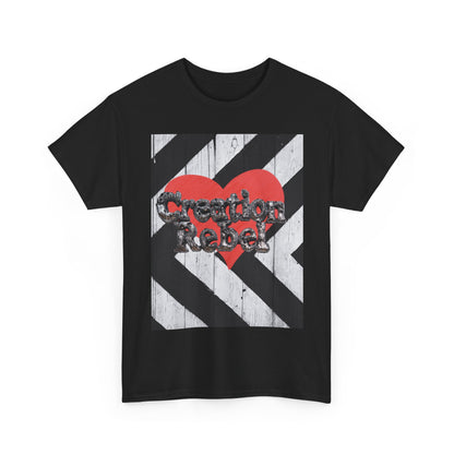 Graphic Tee — 'Sweethearts' Red Heart Rebel Design