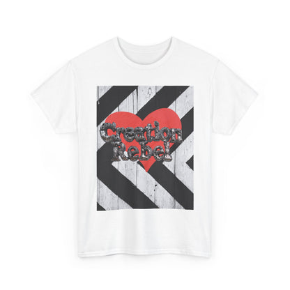 Graphic Tee — 'Sweethearts' Red Heart Rebel Design