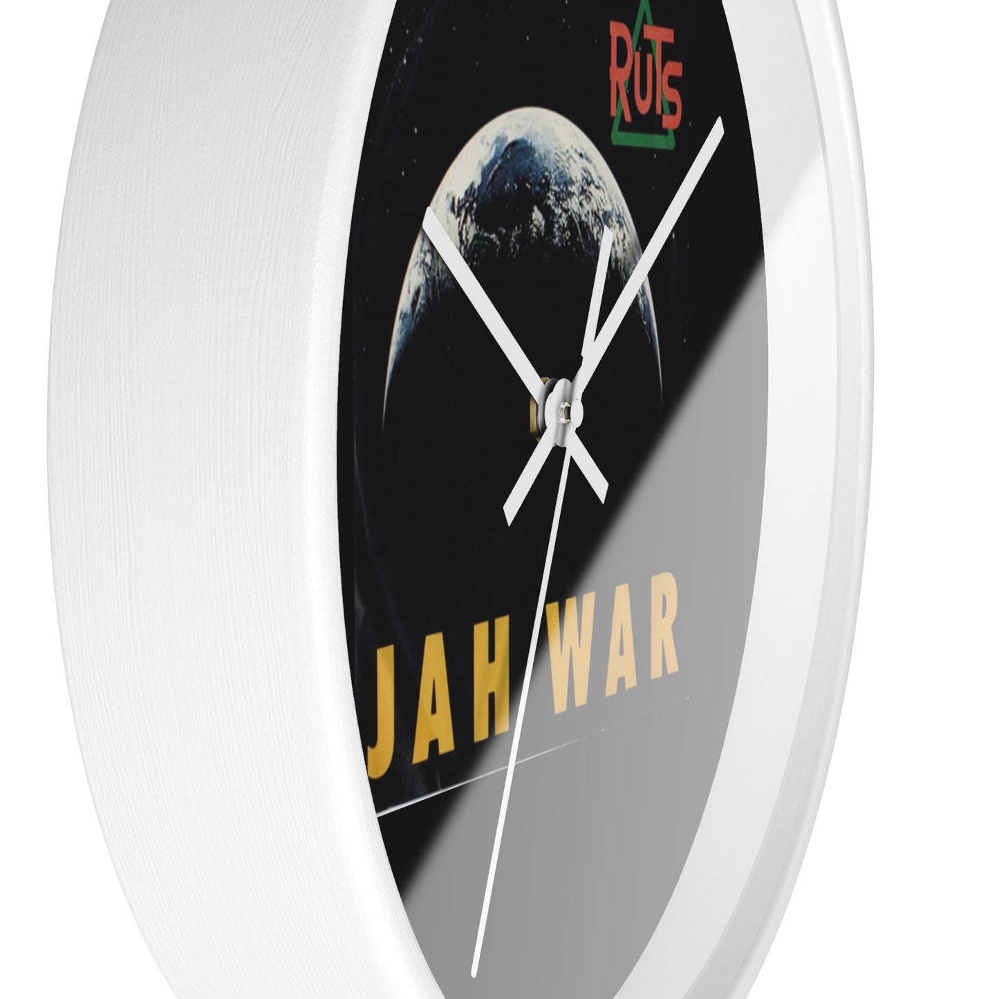 Ruts - Jah War Wall Clock – Retro Earth Graphic Clock