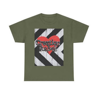 Graphic Tee — 'Sweethearts' Red Heart Rebel Design