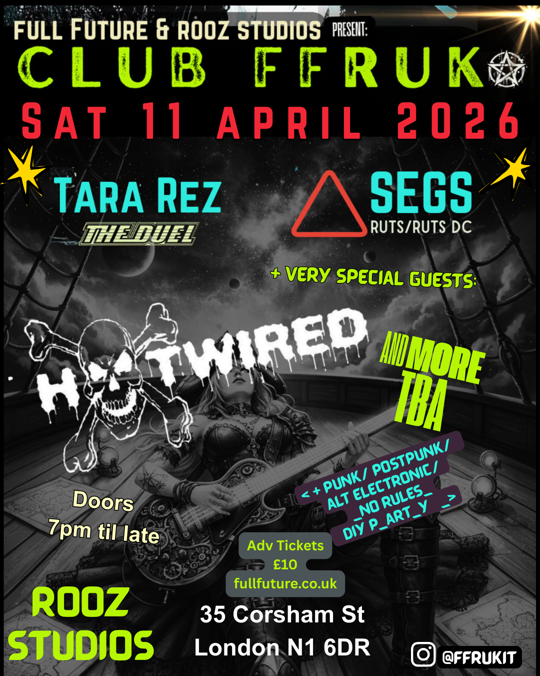 Club FFRUK Saturday 11 April  2026