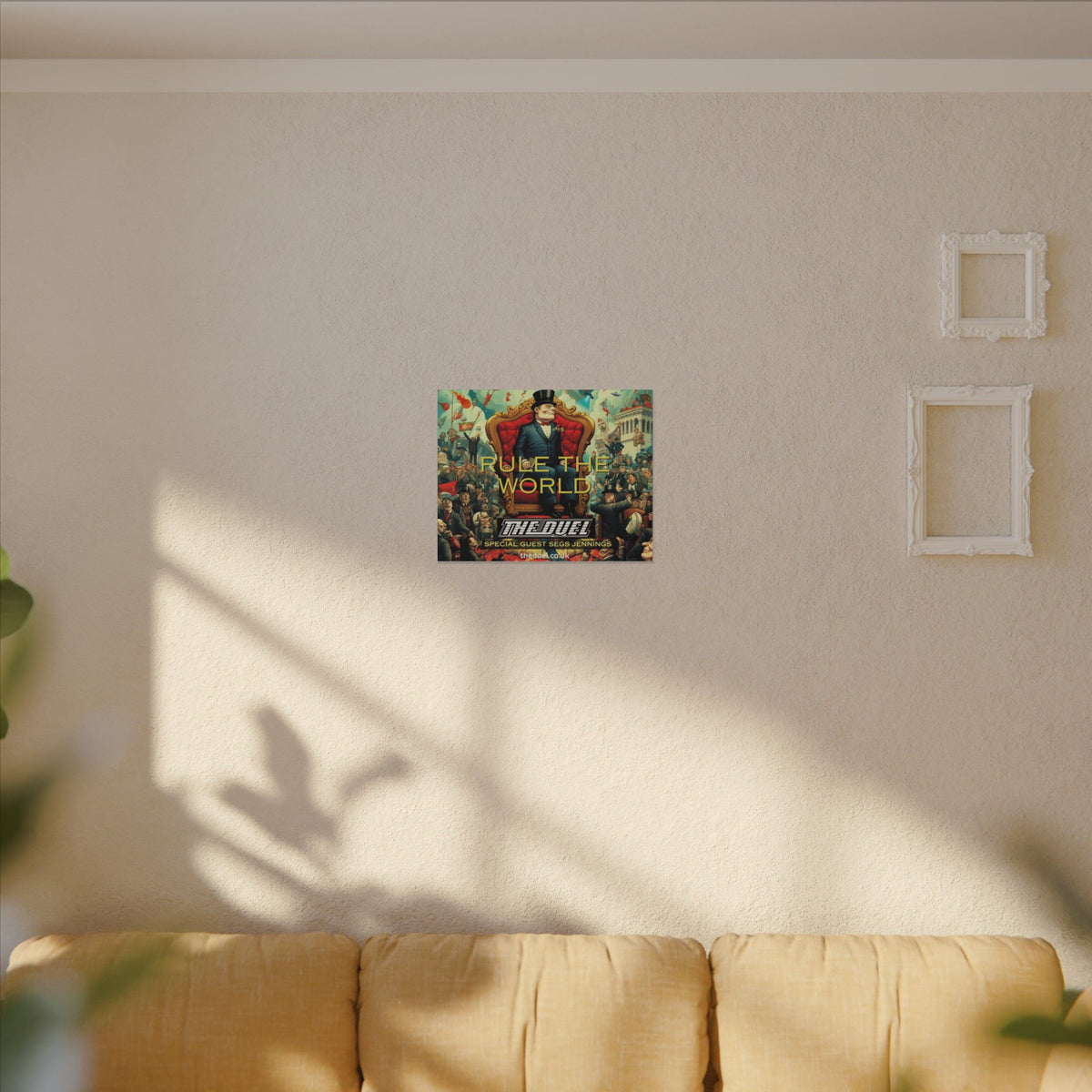 Rule the World Matte Canvas Art by The Duel