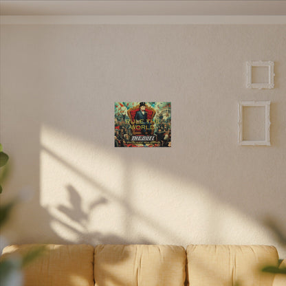 Rule the World Matte Canvas Art by The Duel