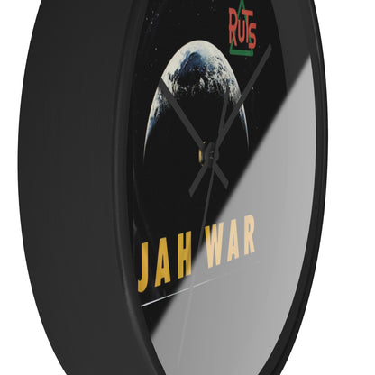 Ruts - Jah War Wall Clock – Retro Earth Graphic Clock