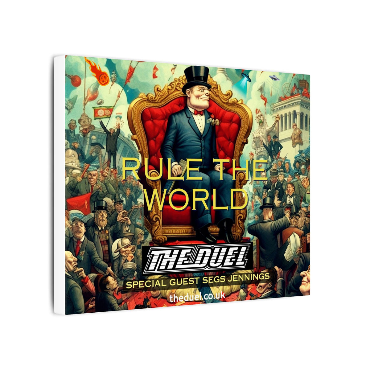 Rule the World Matte Canvas Art by The Duel
