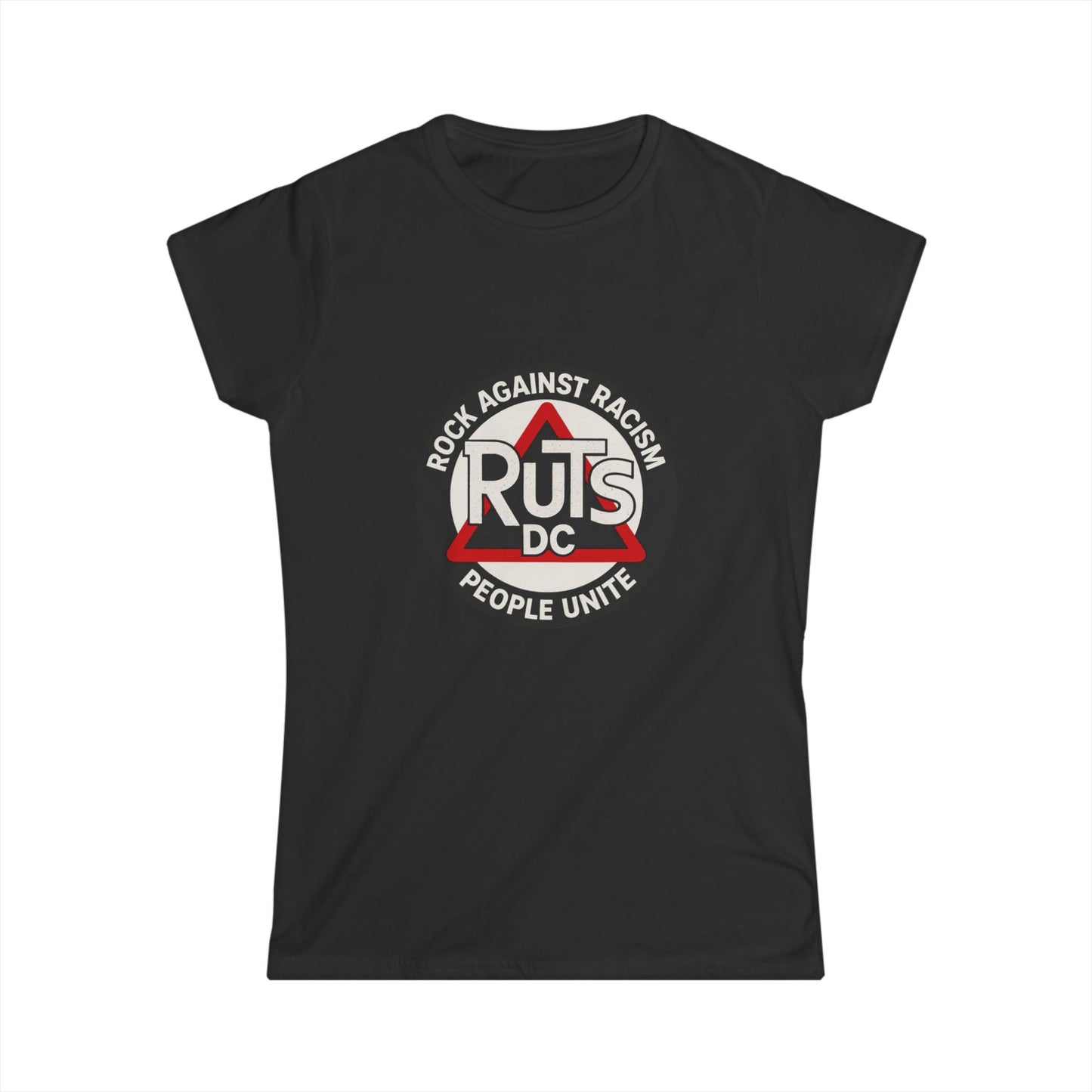 Rock Against Racism 'Ruts DC' Women's Tee — People Unite Solidarity T-Shirt