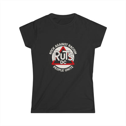 Rock Against Racism 'Ruts DC' Women's Tee — People Unite Solidarity T-Shirt