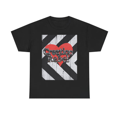 Graphic Tee — 'Sweethearts' Red Heart Rebel Design