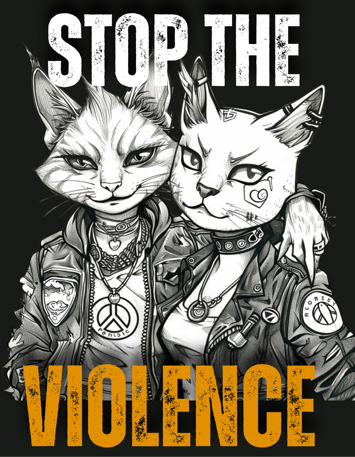 Short Sleeve T Shirt STOP THE VIOLENCE